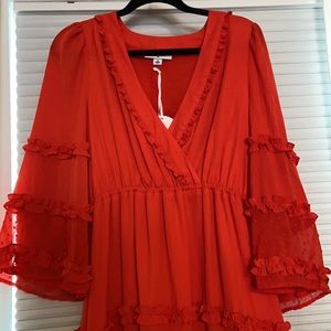 Alexis Target - Angel Sleeve Tiered Ruffle Dress